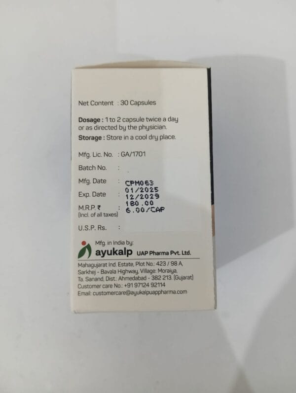 Ayukalp Stocrush Capsules(30 Capsules) (Pack of 4) - Image 5