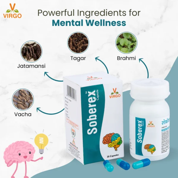 Virgo Soberex Capsule 2 Pack of 30 Capsules - Image 2