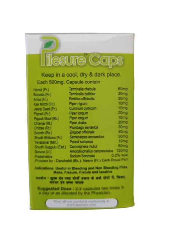 Alsence Pilesure 3*28 Capsules - Image 3