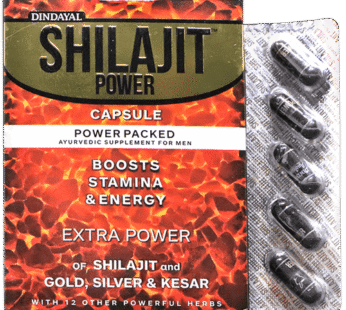Dindayal Aushadhi Shilajit Power Capsule (Gold Power)(2 Pack)(20 Capsules)