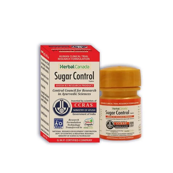 Herbal Canada Sugar Control Ayurvedic 60 Tablets Pack of 2  (Pack of 2)