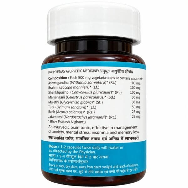Tansukh Stres Gon Capsule 2 Bottel -60 Capsules - Image 2