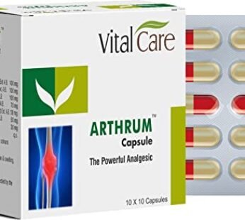 Vital Care Arthrum Capsule – Targeted Relief for Joint & Uric Acid Concerns (100 Capsules)