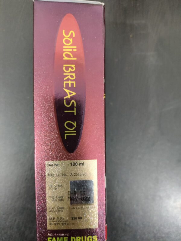 Solid BREAST OIL 100ML (2Pack) - Image 3