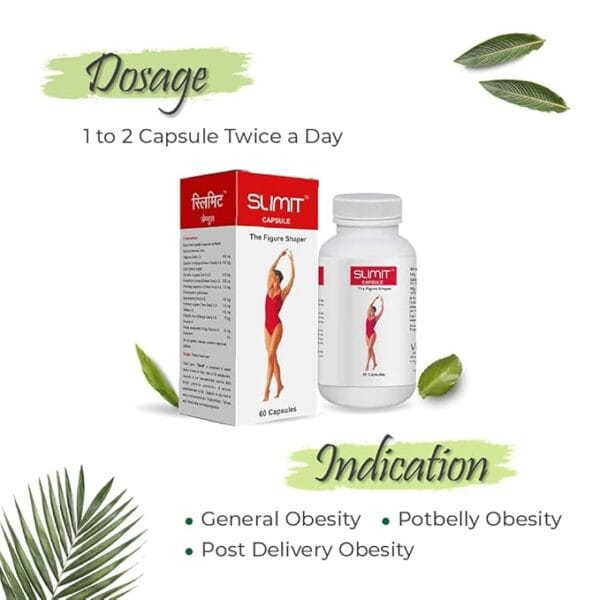 Vital Care Slimit capsule - An Ayurvedic weight management capsule (60 Capsules Pack) - Image 4