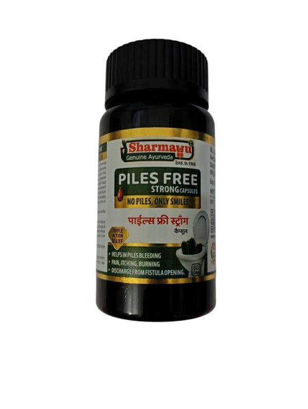 Sharmayu Piles Free Strong Capsules (2 Pack 60 Capsule)