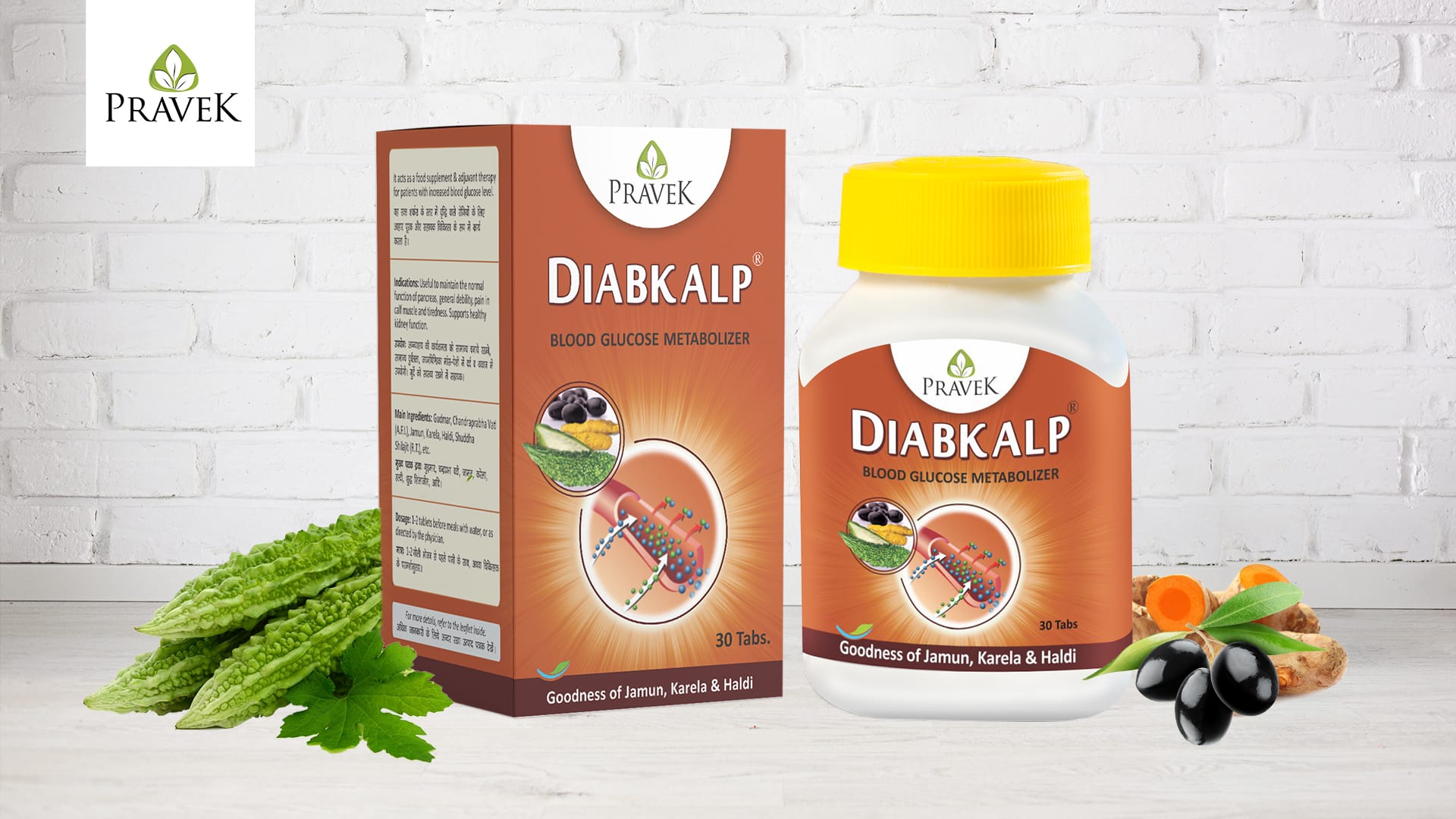 Pravek Diabkalp Tablet 1 Bottle 30 Tablets