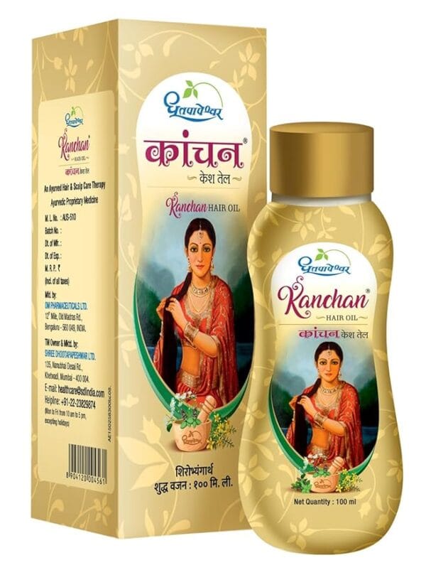 Dhootapapeshwar Kanchan Hair Oil Pack 1 (100ml)
