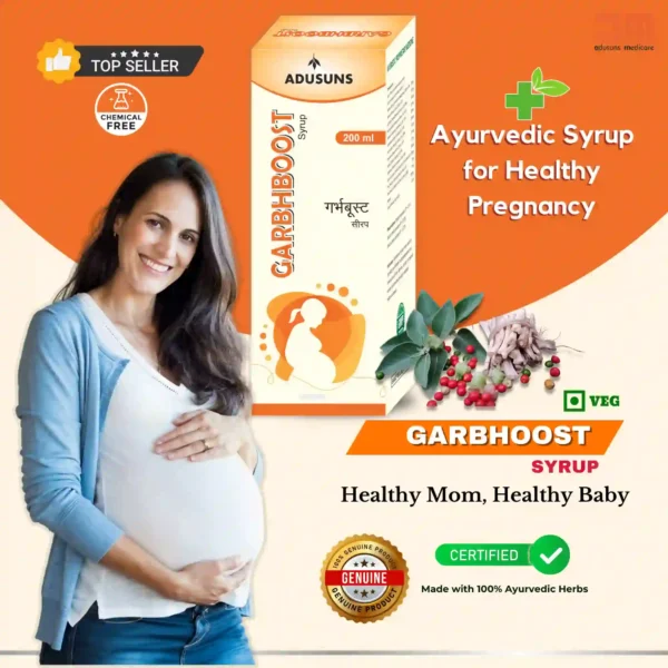 ADUSUNS GARBHBOOST Syrup(200ML) 3 PACK - Image 4