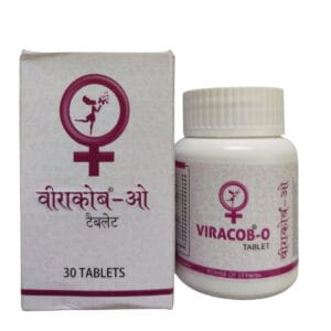 ALNAVEDIC  VIRACOB-O TABLETS  IMPROVES WOMEN'S FERTILITY & OVULATION (1 PACK 30 TABLETS )