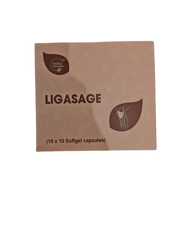 Himalaya  Nutravedics   Ligasage Softgel Capsules 10 *10 capsules  (  1 pack  650 mg  )
