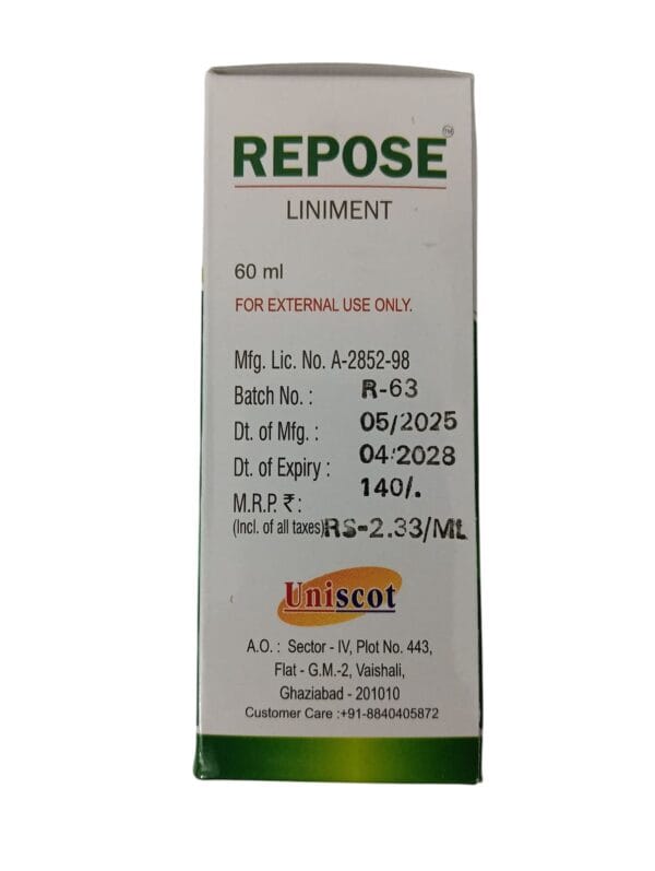 UNISCOT REPOSE LINIMENT (  5 PACK 60 ML ) - Image 3
