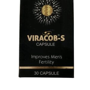 ALNAVEDIC VIRACOB-S CAPSULES  IMPROVES MEN'S FERTILITY   (1 PACK  30 CAPSULES )