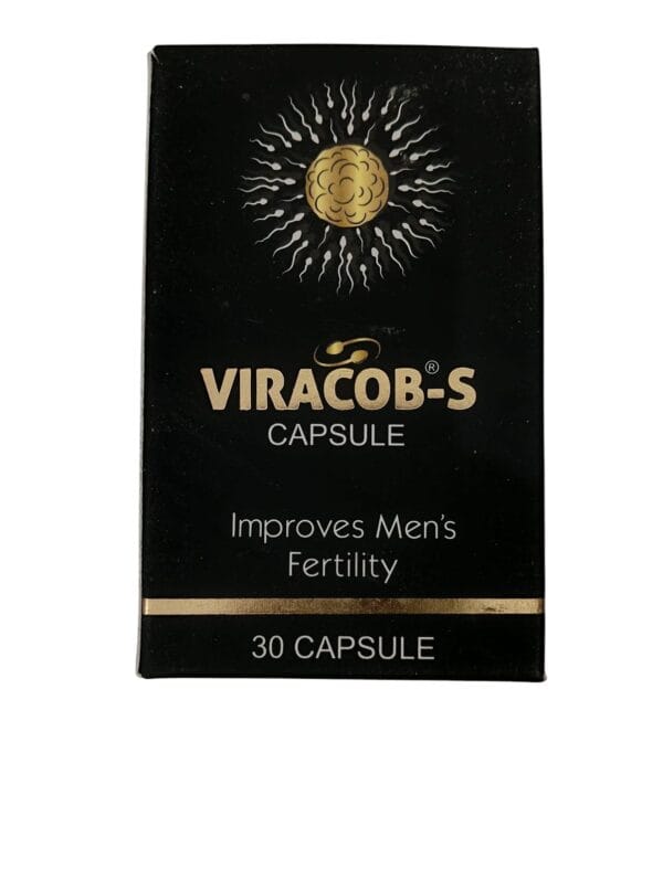 ALNAVEDIC VIRACOB-S CAPSULES  IMPROVES MEN'S FERTILITY   (1 PACK  30 CAPSULES )