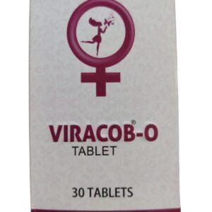 ALNAVEDIC  VIRACOB-O TABLETS  IMPROVES WOMEN'S FERTILITY & OVULATION   ( 1 PACK  30 TABLETS )