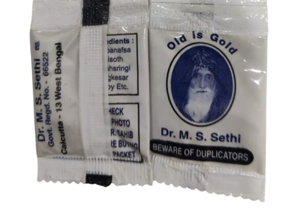 Dr. M.s Sethi Old Is Gold Anti Alcohal Ayurvedic Medicine, Powder, 2gm(Pack of 50 Piece) Blue Pack