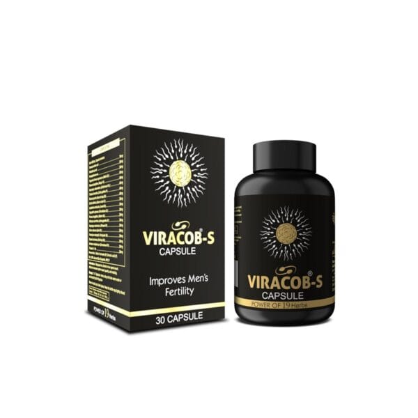 Alnavedic Viracob-S Capsule for Men's Fertility (1 PACK 30 CAPSULES )