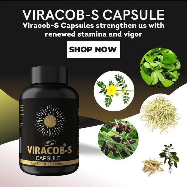 Alnavedic Viracob-S Capsule for Men's Fertility (1 PACK 30 CAPSULES ) - Image 3