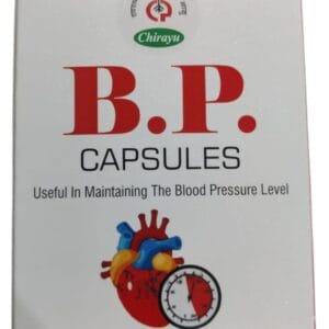 Chirayu B.P.Capsules Useful Maintaining The Blood Pressure Level (4 pack )