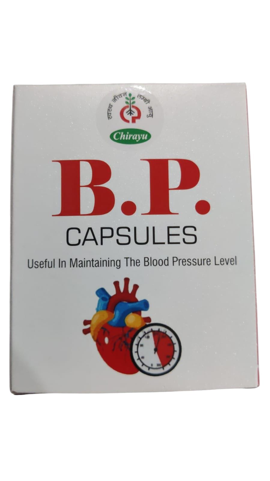 Chirayu B.P.Capsules Useful Maintaining The Blood Pressure Level (4 pack )