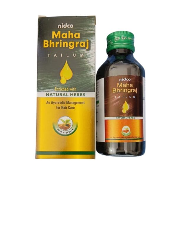 Nidco Maha Bhringraj Tailum 100ml (5 Bottle )