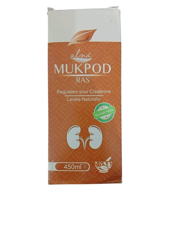 Alnavedic Mukpod Ras Regulates Your Creatinine Levels Naturally (1 Bottle 450ml )
