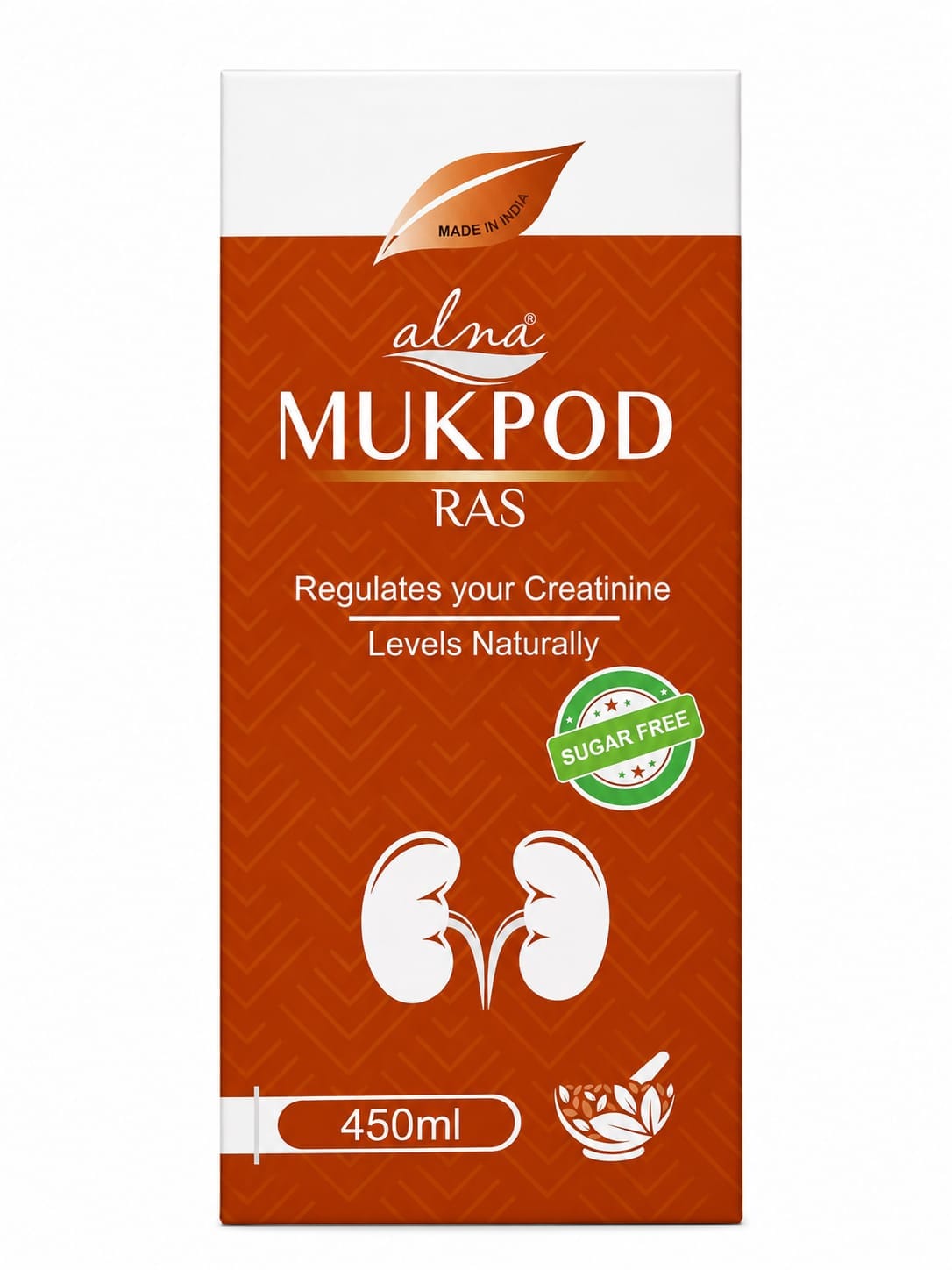 Alna Mukpod Ras Regulates Your Creatinine Levels Naturally (1 Bottle 450ml )