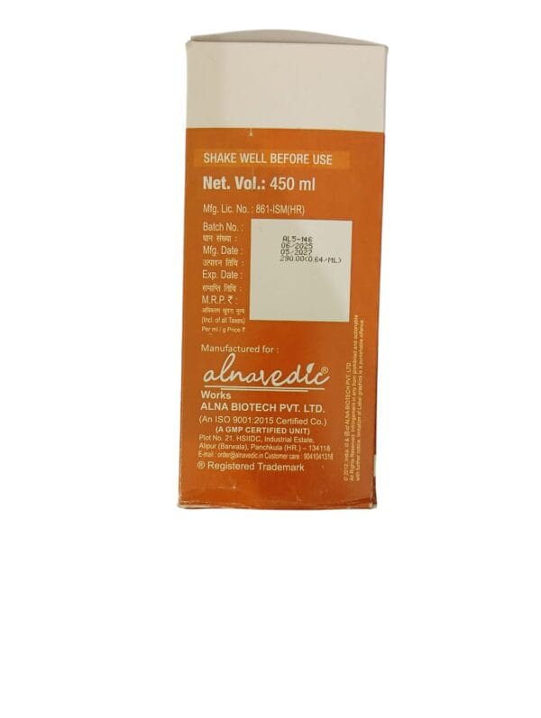 Alnavedic Mukpod Ras Regulates Your Creatinine Levels Naturally (1 Bottle 450ml ) - Image 3