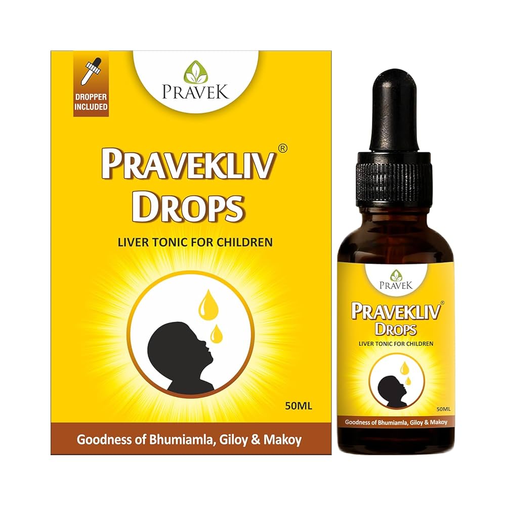 Pravek Pravekliv Drops Liver Tonic For Children 50ml (1 Pack )