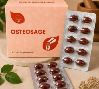 Himalaya Nutravedics Osteosage Soft Gel Capsules – 650mg 10*10 (1 Box100 Caps)
