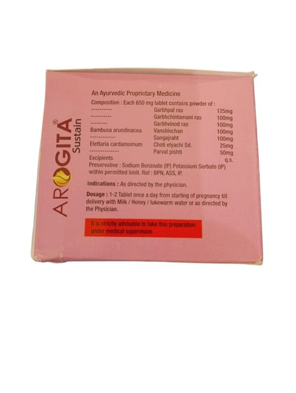 Alnavedic Arogita Sustain Tablet 2*10 (20 TABLET) - Image 2
