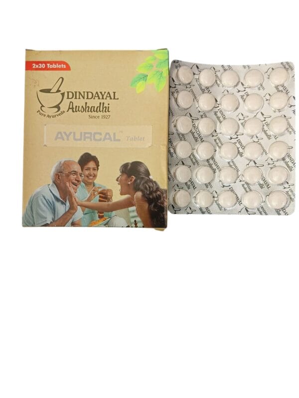 Dindayal Ayurcal Tablets  ( 1 Pack of 2 60 Tablets)