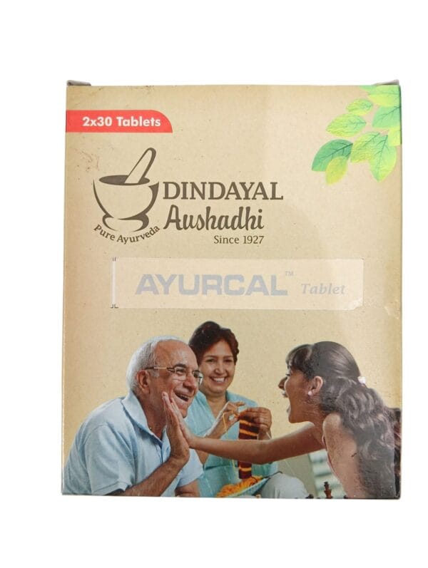 Dindayal Ayurcal Tablets  ( 1 Pack of 2 60 Tablets) - Image 3