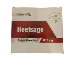 Himalaya Nutravedics Heelsage Soft Gel Capsules,650Mg- 10x10 Capsules 1 box