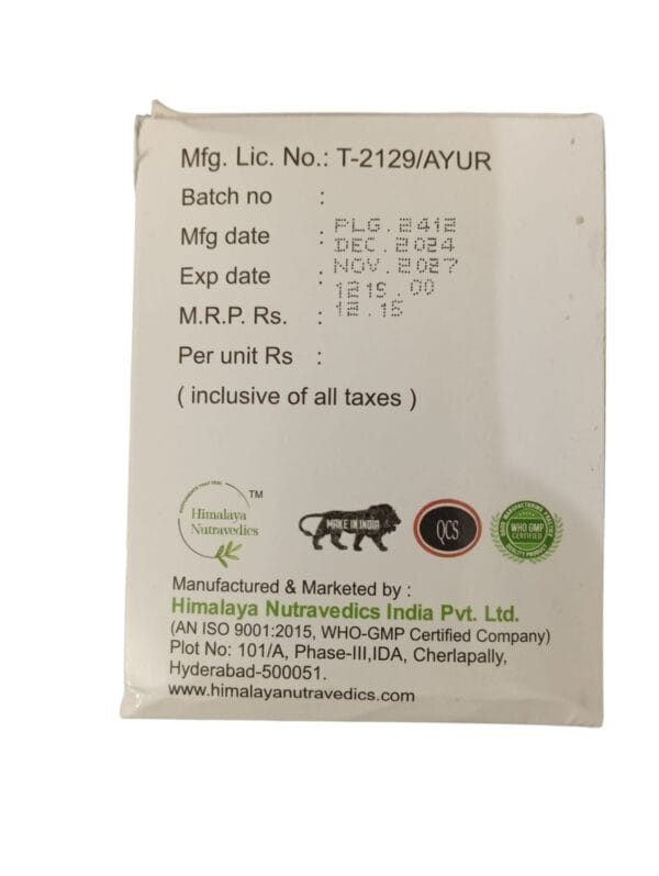 Himalaya Nutravedics Pilosage Softgel Capsule 10*10 Capsules 1 Box - Image 2