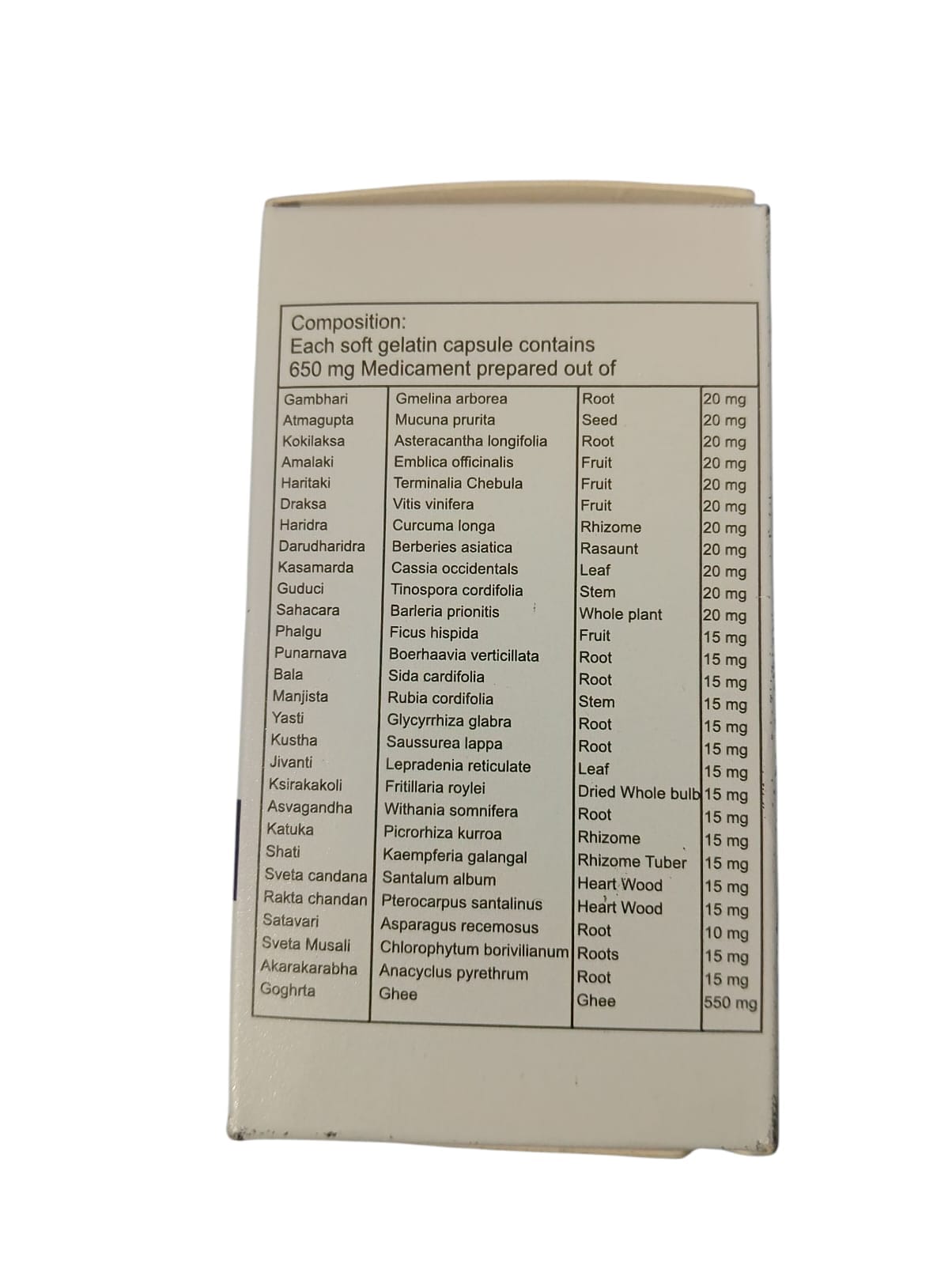 Himalayan Neutravedics  Spermactil Softgel Capsules 650Mg (1Box 60 Capsules) - Image 2
