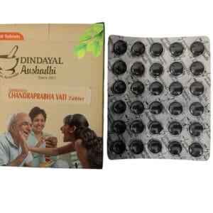 Dindayal Aushadhi Chandraprabha Vati (Pack of 60 Tablet)