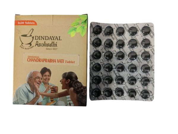 Dindayal Aushadhi Chandraprabha Vati (Pack of 60 Tablet)