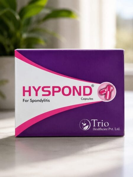Trio HYSPOND 50 Capsules for spondylitis (5 Pack of 10 Capsules ) - Image 2