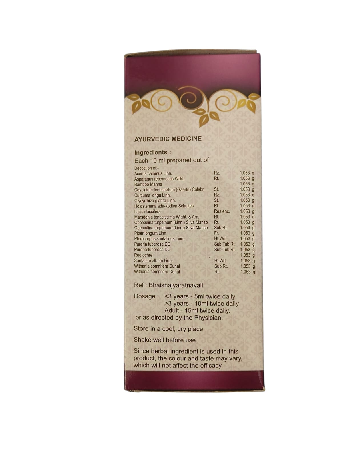 SNA Chandanadi Kashayam 200ml 2 Pack - Image 4