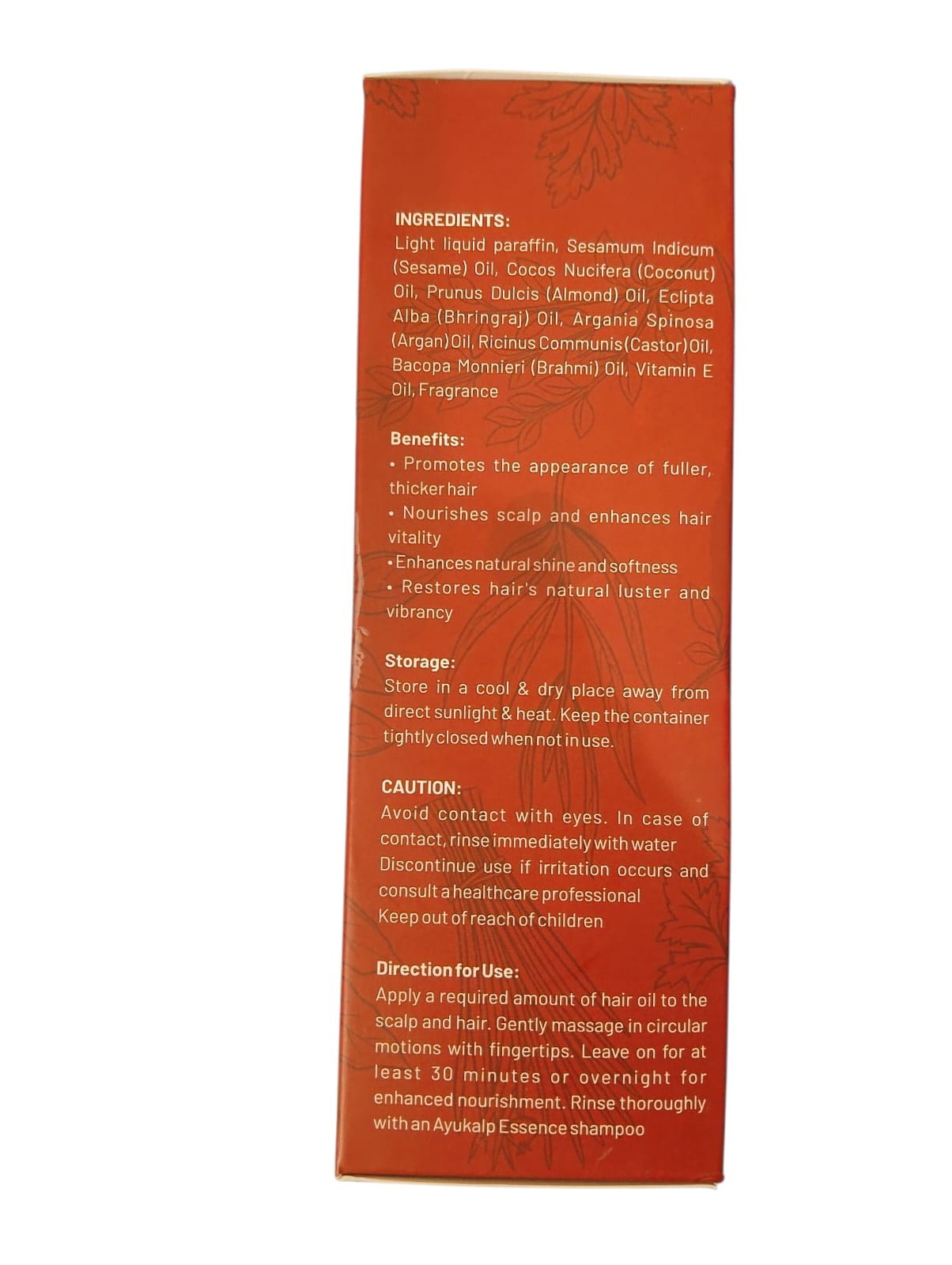 AYUKALP ESSENCE HAIR FALL/ HAIR THINING OIL 100 ML 2 Pack - Image 4