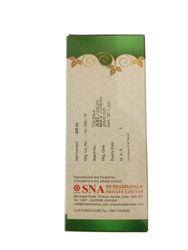 SNA Gayatriadi Kashayam 2 Pack 200ml - Image 5