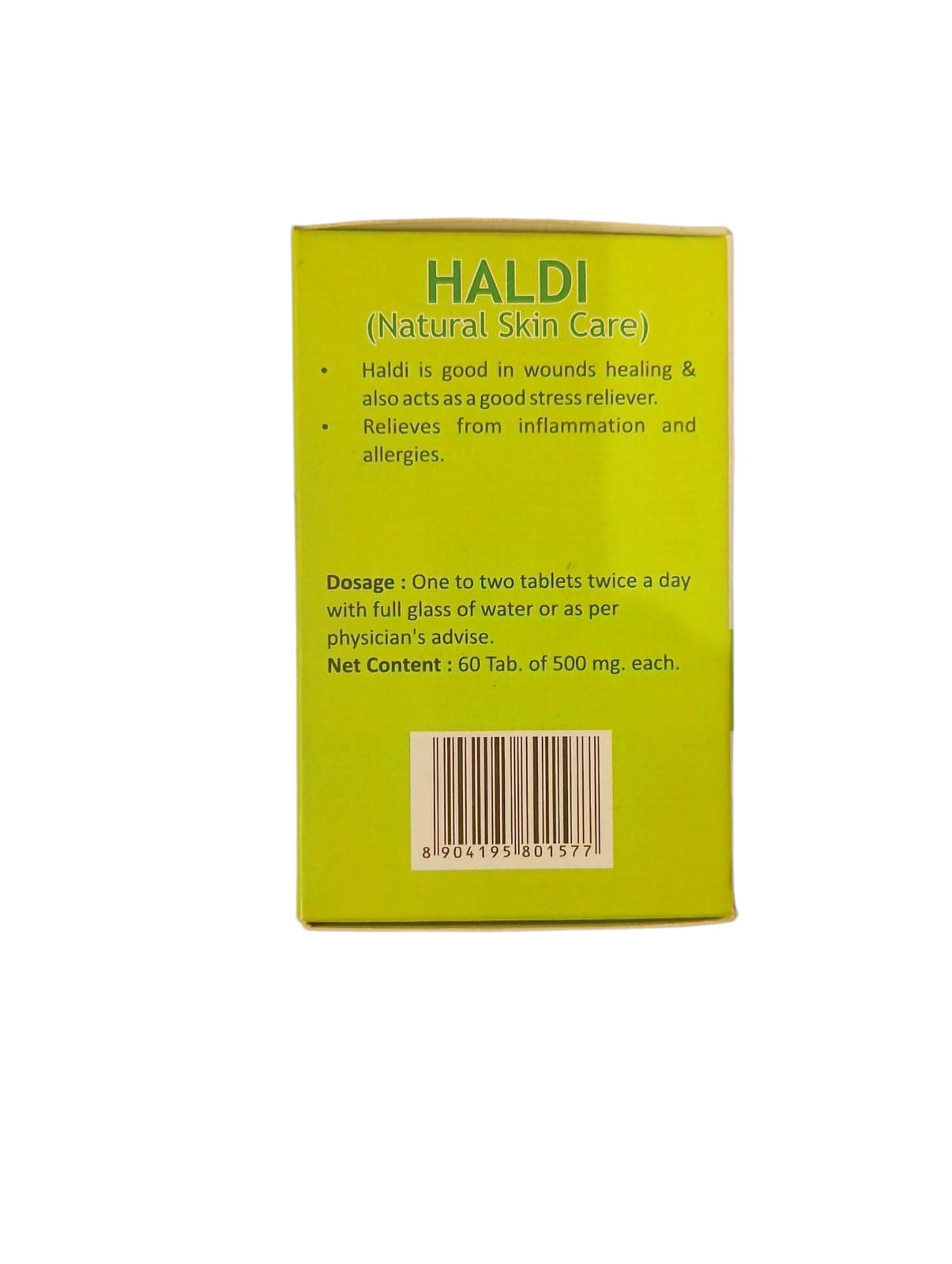 Nidco Haldi (Antiseptic Properties) 3Pack 60 Tab. - Image 4