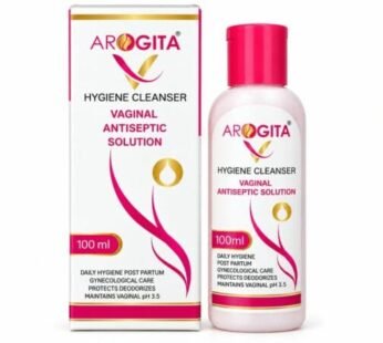Alnavedic Arogita Hygiene cleanser Vaginal Antiseptic Solution (1 Pack 100ml)