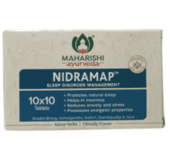 Maharishi Ayurveda Nidramap Tablets 10*10 Tablet 1 Box