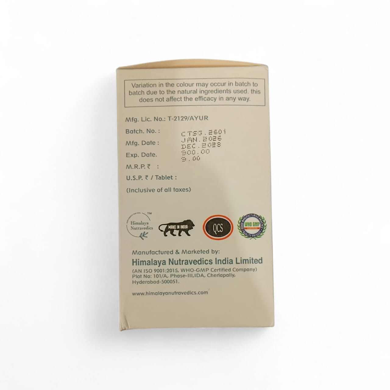 Himalaya Nutravedics Cartisage Tablets 10*10 Tablets (1 Box ) - Image 4