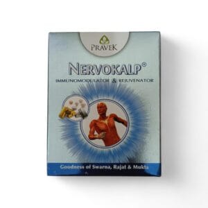 Pravek Nervokalp Capsules Ayurvedic medicine for brain health, stress and nerve support