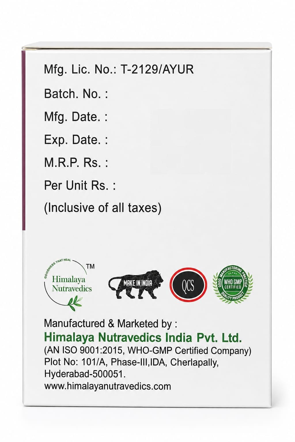 Himalaya Nutravedics Atasi Tailam Flax Seed Oil 1000mg (100Caps Box) - Image 4