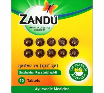 Zandu Sutshekhar Rasa (with gold) 10 Tablets